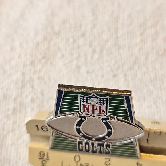 Peter David 2003 Y2K NFL Football Indianapolis Colts Lapel/Hat Pin - Picture 4 of 7